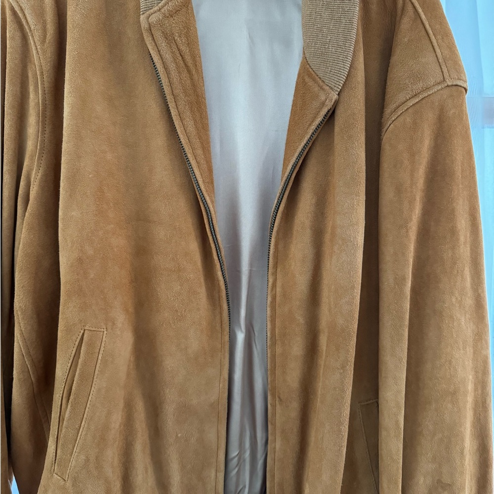 Mens suede jacket from The J. Peterman Company